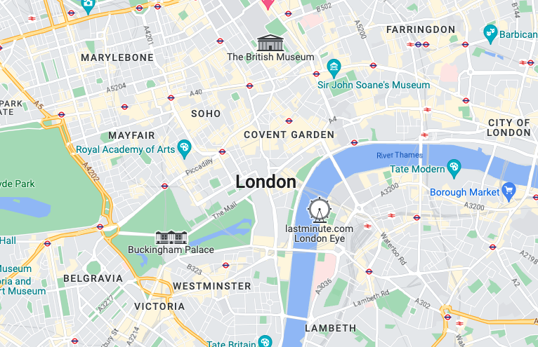 Map to Darktrace Office